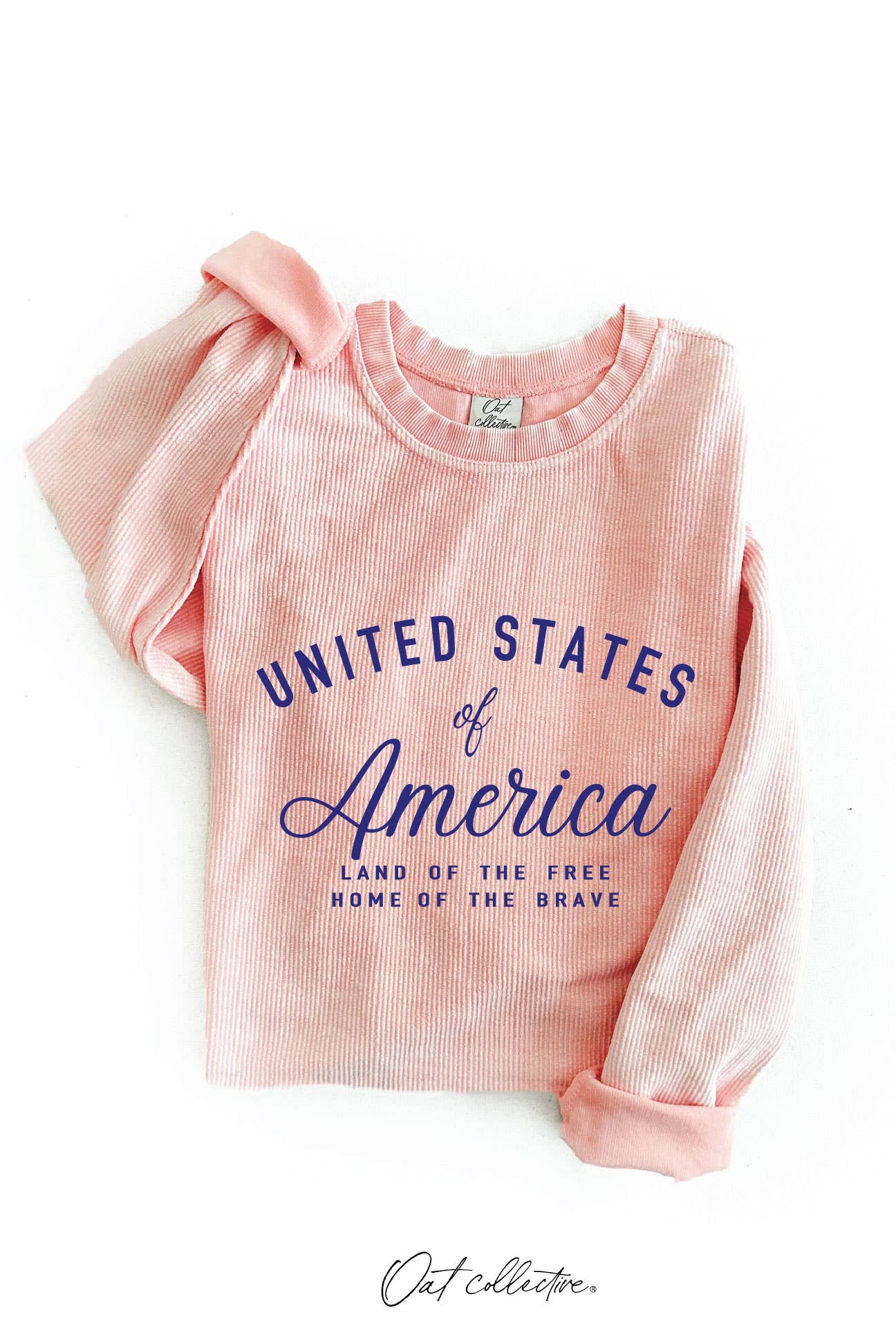 UNITED STATES OF AMERICA Thermal Vintage Pullover