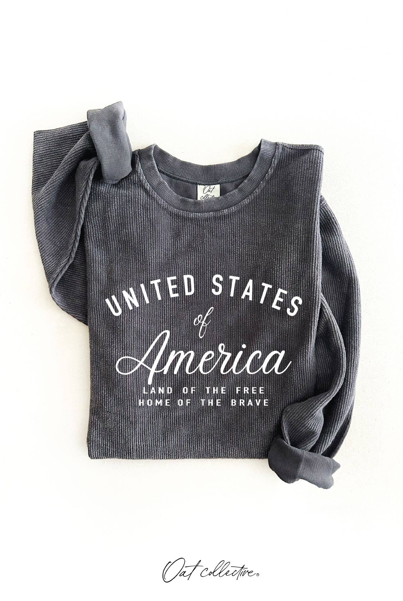 UNITED STATES OF AMERICA Thermal Vintage Pullover