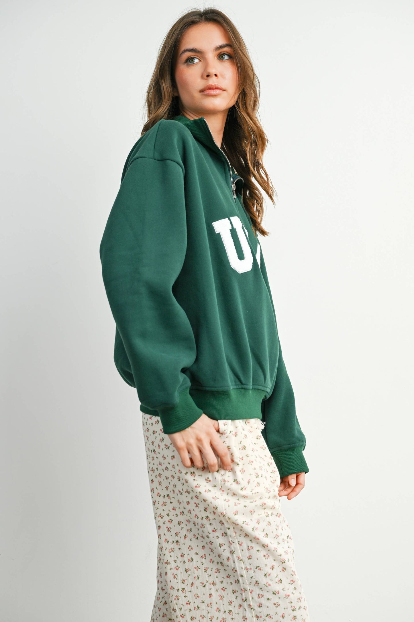 Quarter Zip Long Sleeve Top - BMT7795