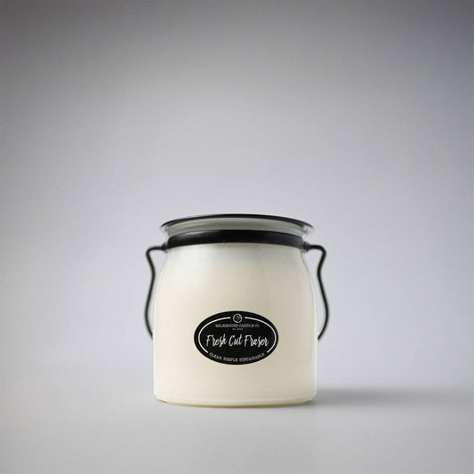 16 oz Butter Jar Candle: Fresh Cut Fraser