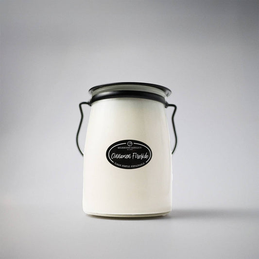 22 oz Butter Jar Candle: Cinnamon Fireside