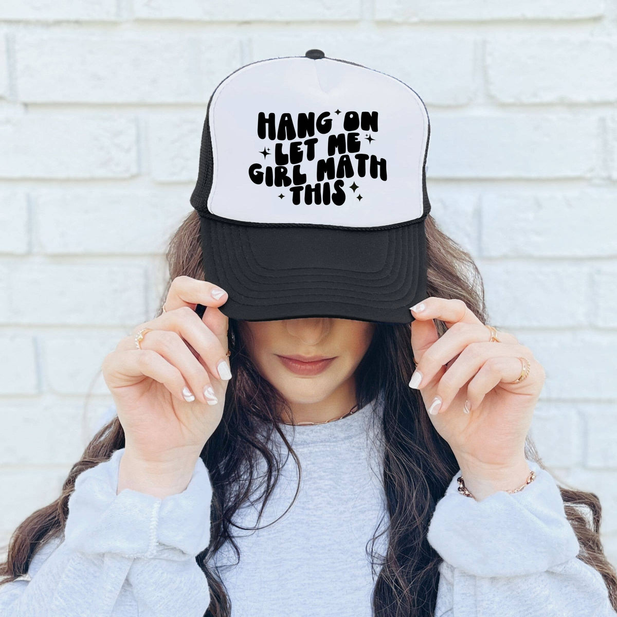 Girl Math Trucker Hat, Fall Western Trucker Hat