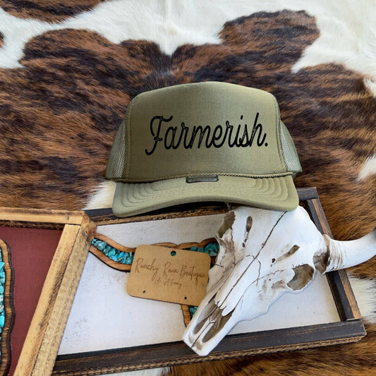 Farmerish  Western Foam Front Trucker Hat