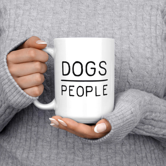 Dogs Over People Dog Mug