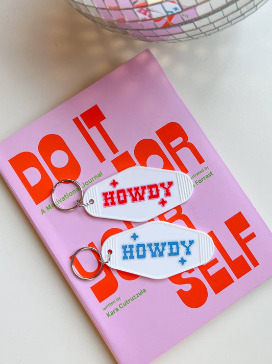 Howdy Motel Keychain
