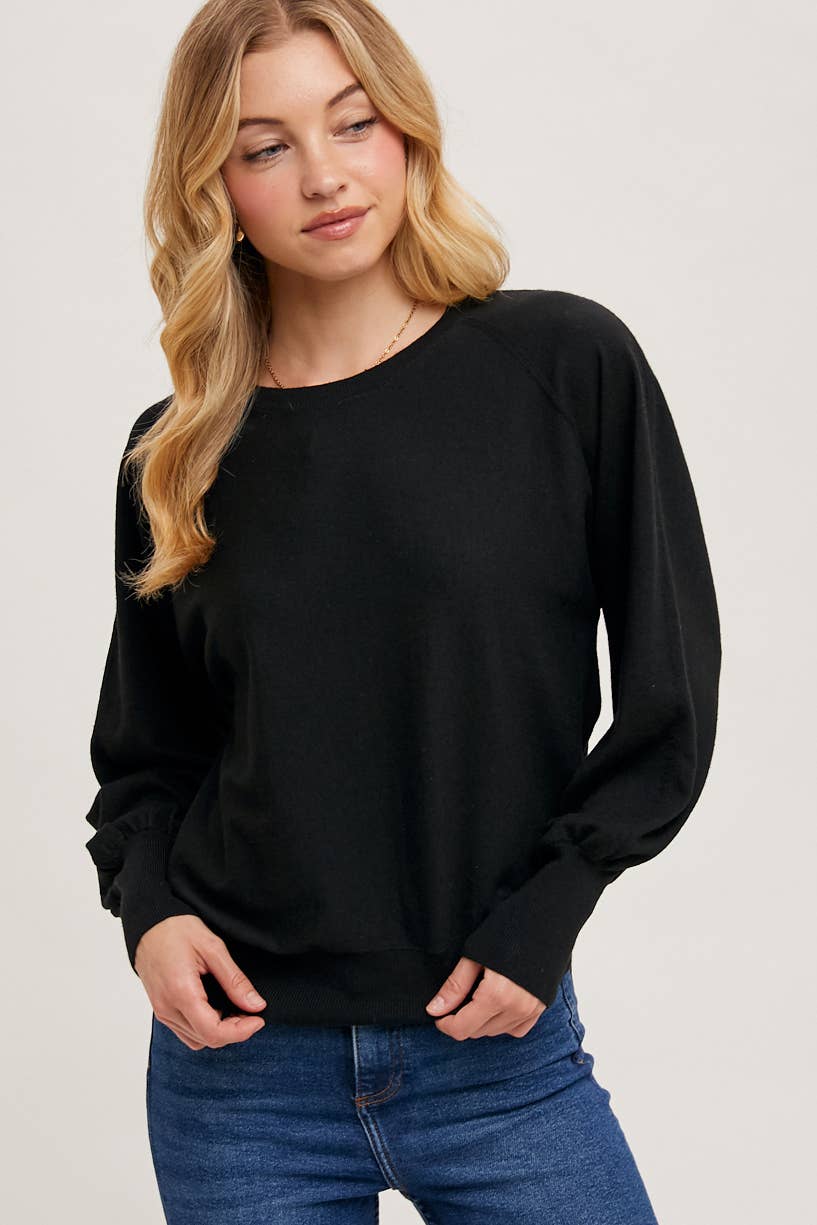 LIGHTWEIGHT KNIT SWEATER PULLOVER