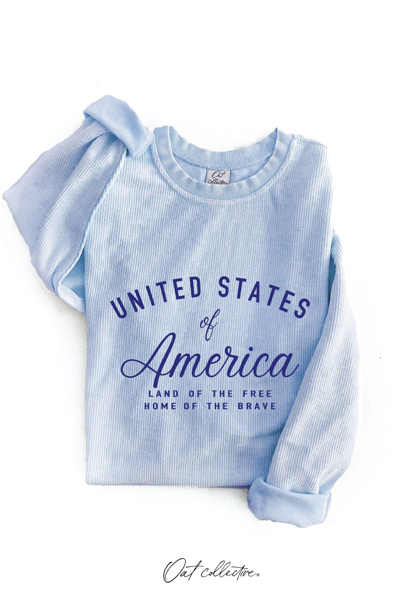 UNITED STATES OF AMERICA Thermal Vintage Pullover