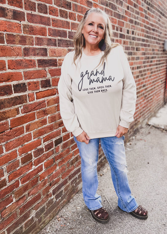 GRAND MAMA - Crewneck Sweatshirt 