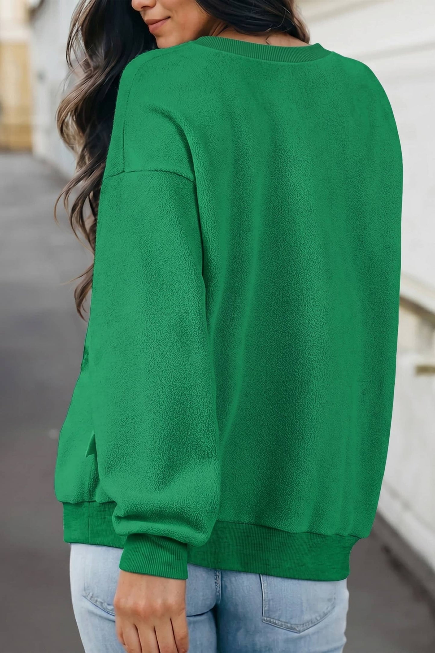 Reversible Oversized Mock Neck Sweatshirt | S-XL