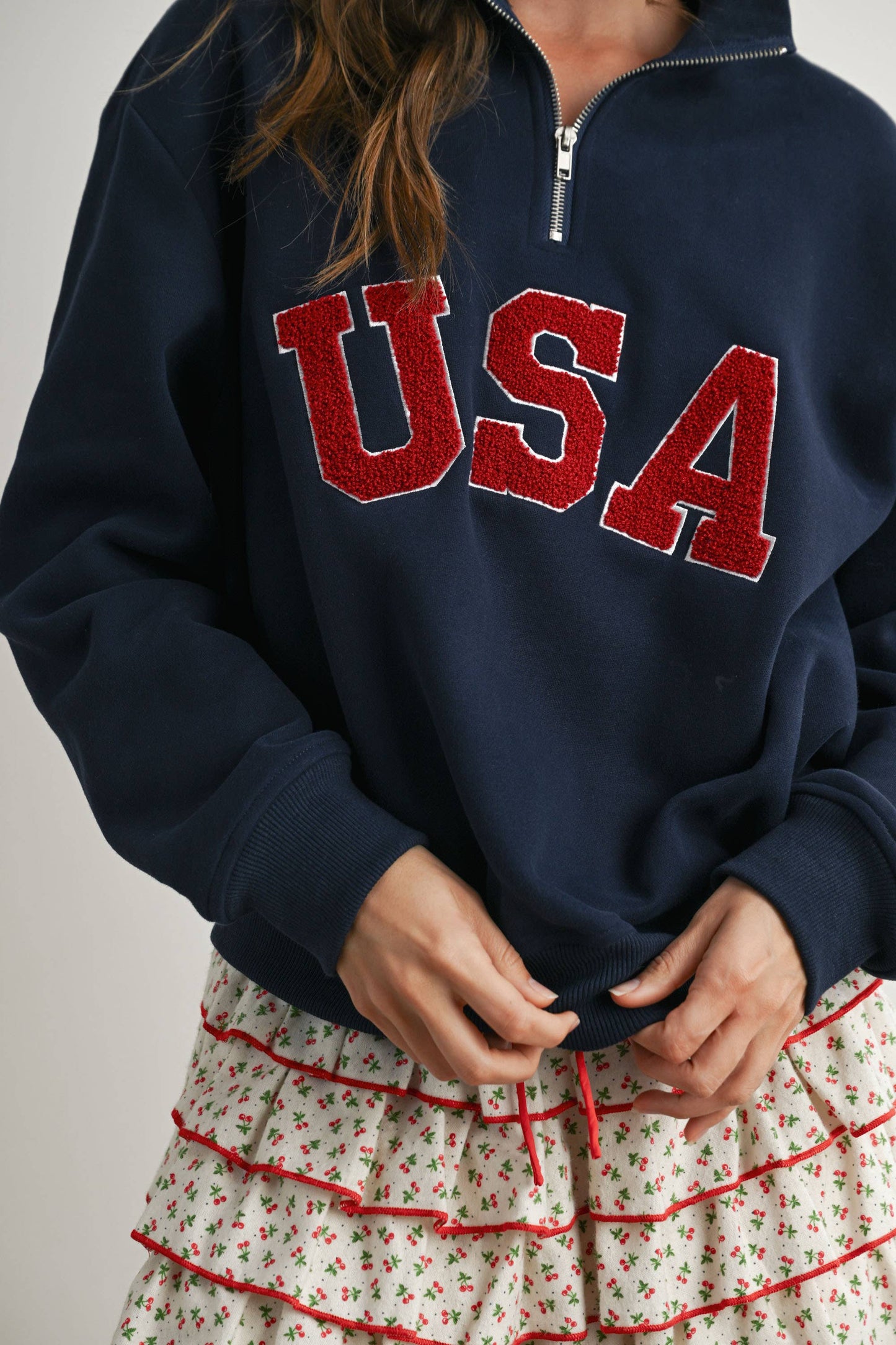Quarter Zip Long Sleeve Top - BMT7795