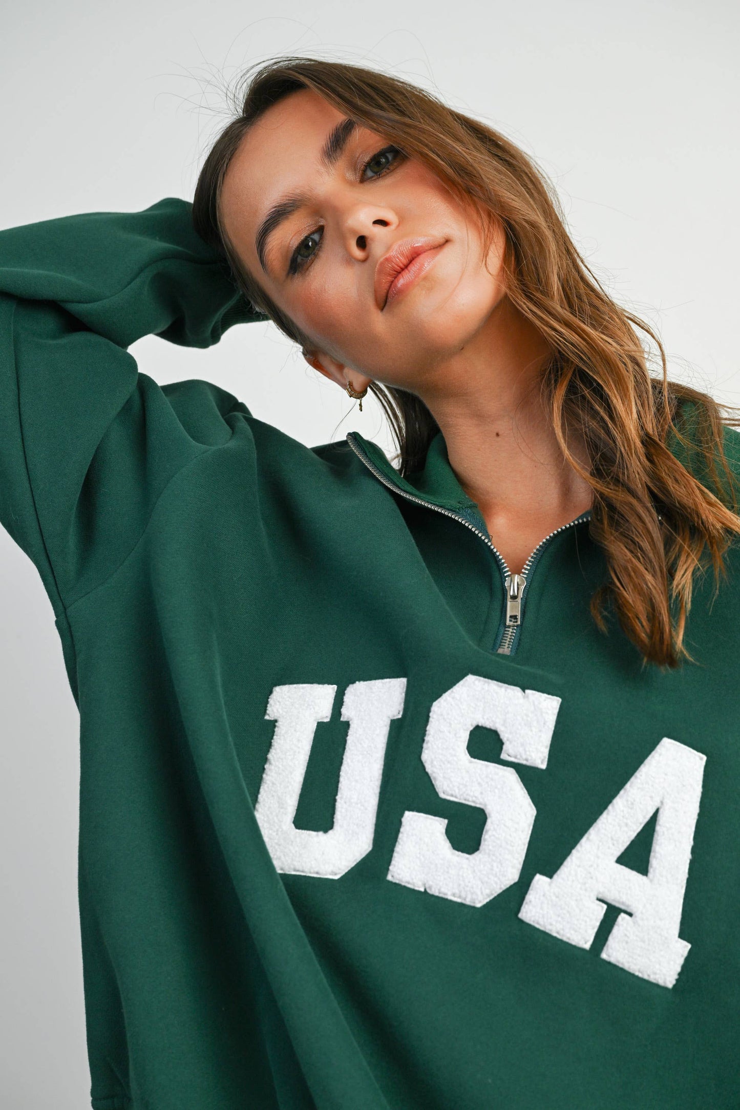 Quarter Zip Long Sleeve Top - BMT7795