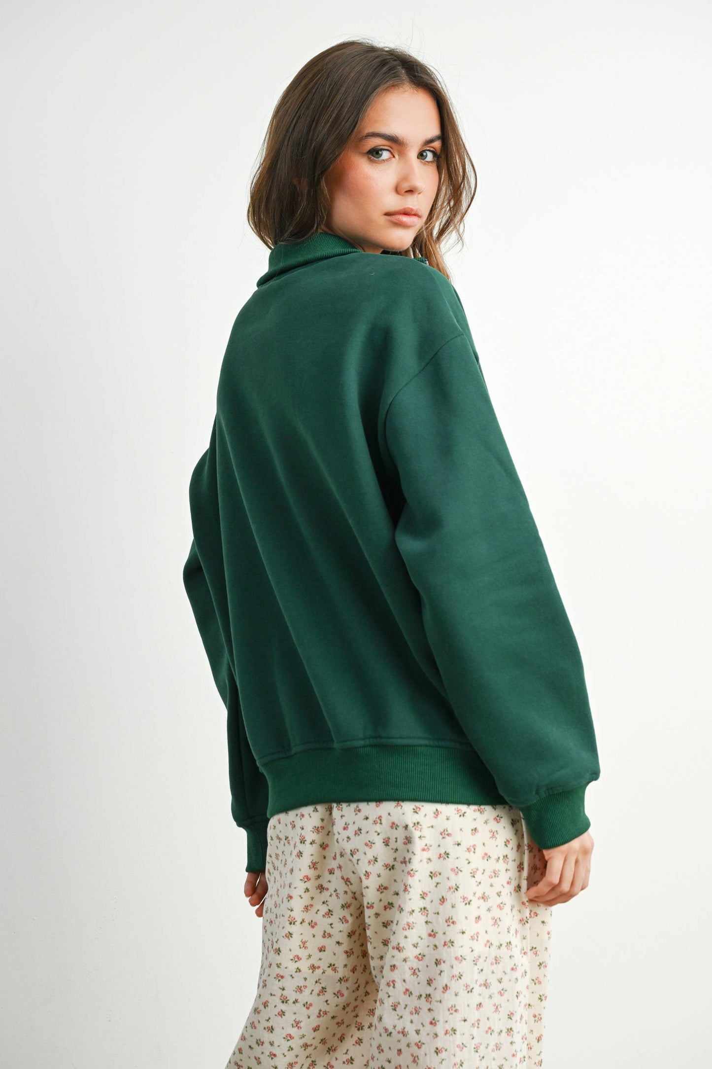 Quarter Zip Long Sleeve Top - BMT7795