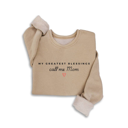 CALL ME MOM MINERAL SWEATSHIRTS