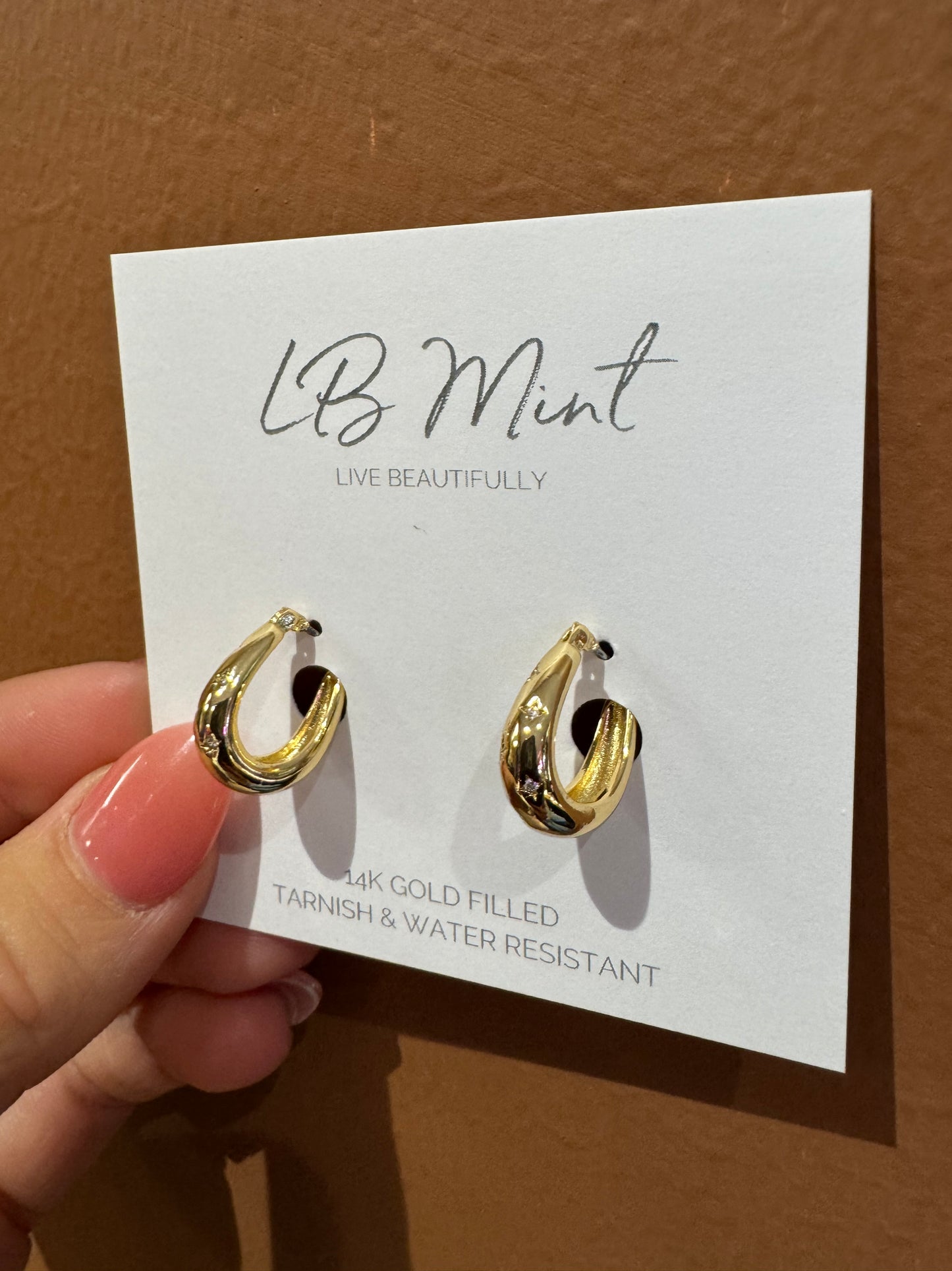 LeGlitz - Hoop w/ 'CZ' -