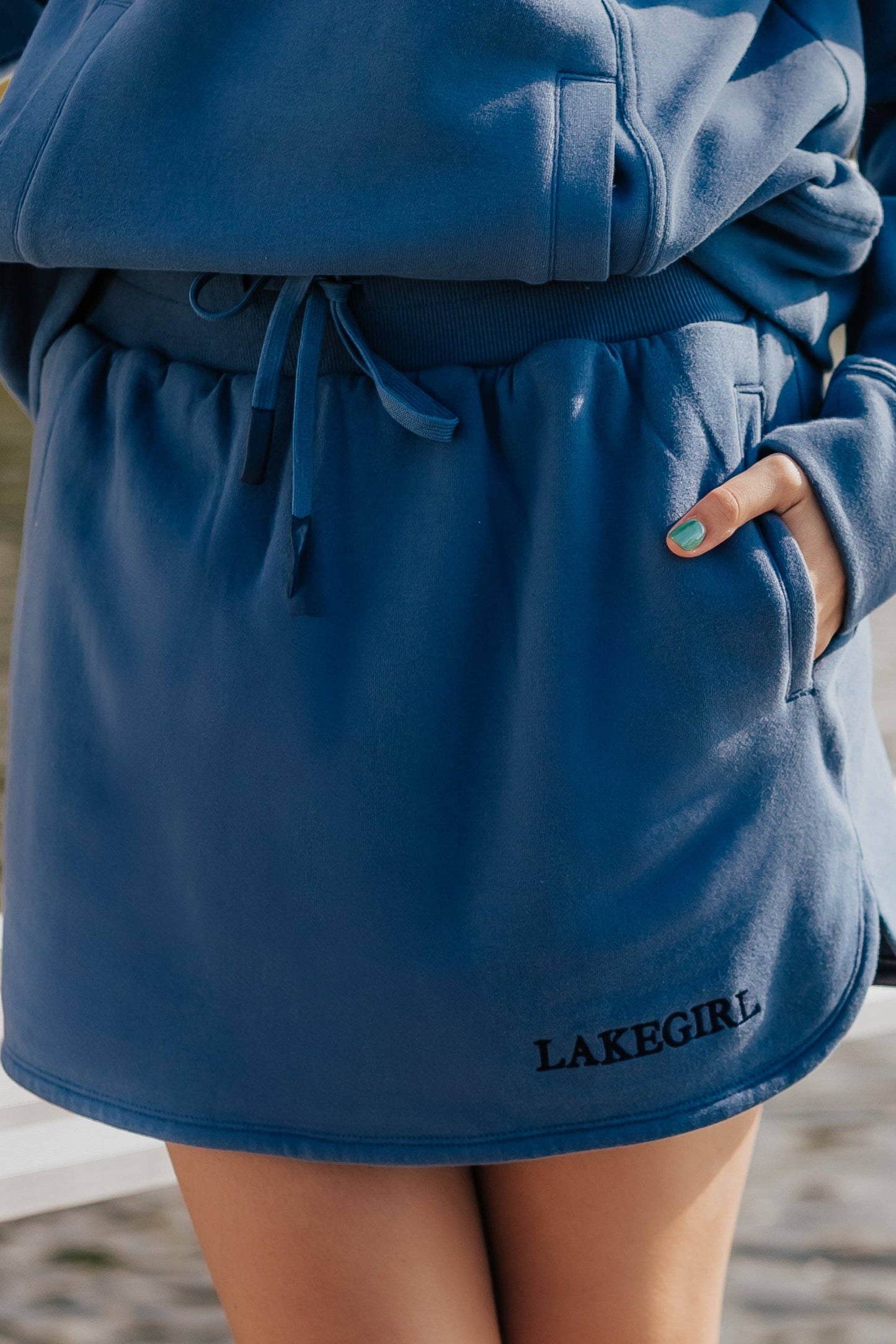 Sanded Fleece Skort