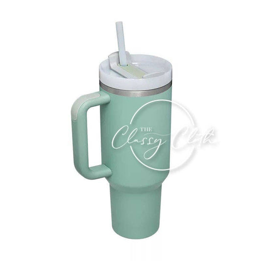 Quencher Tumbler 40 oz w/ Grip - Mint RTS