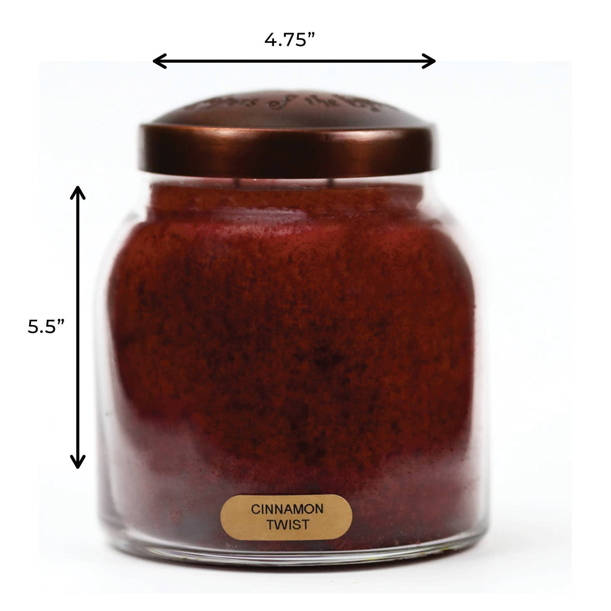 Cinnamon Twist – 34oz Fall Strong Scented Jar Candle