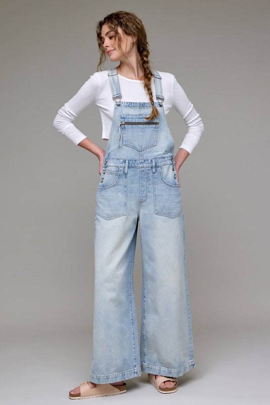 Vintage Wash Super Wide leg Overall