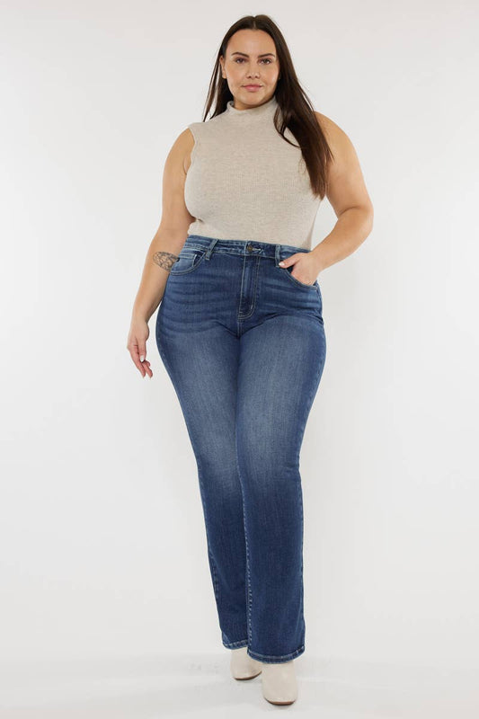 KANCAN PLUS SIZE BOOTCUT JEANS