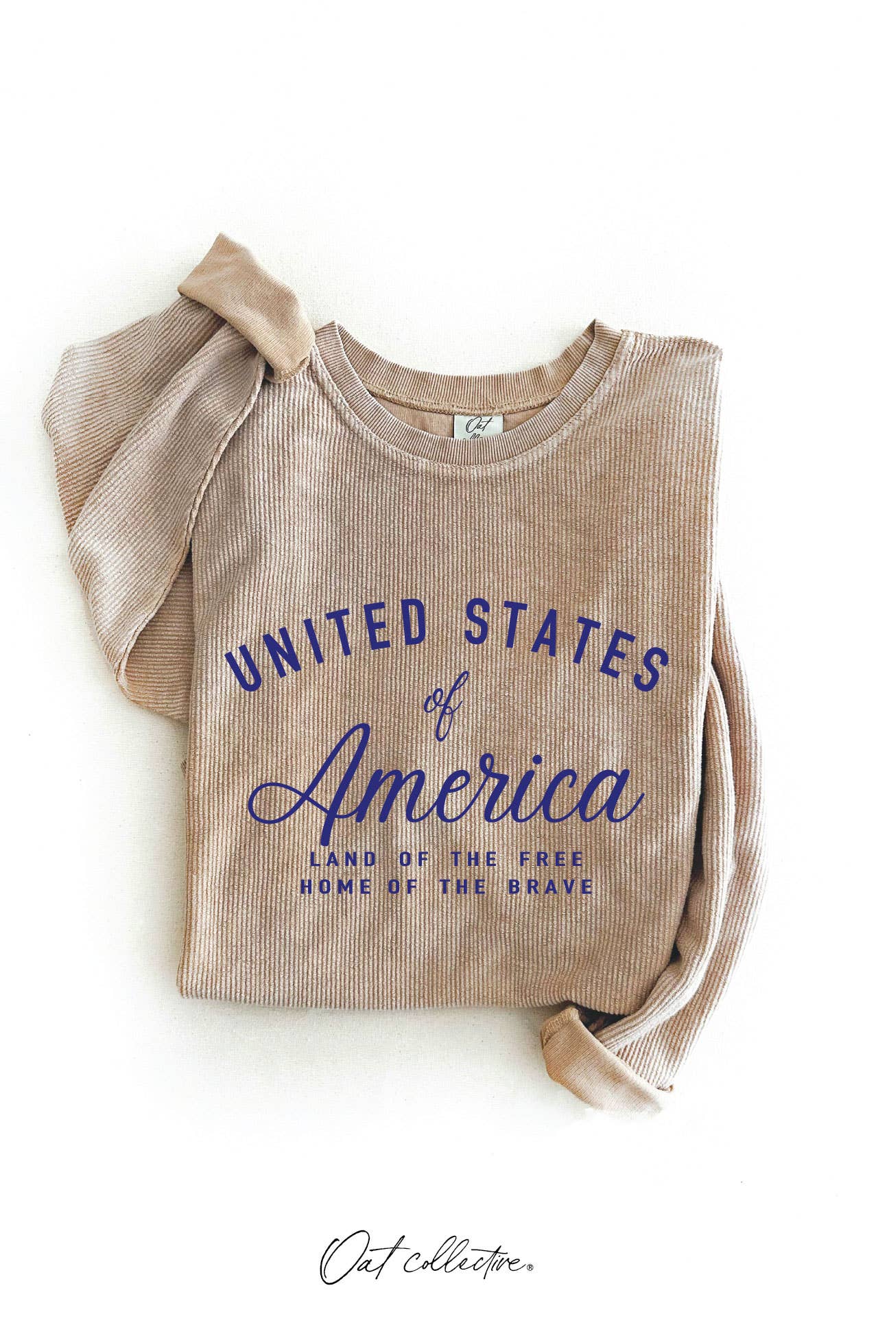UNITED STATES OF AMERICA Thermal Vintage Pullover