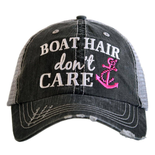 Boat Hair Don't Care Trucker Hats
