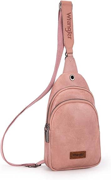 Wrangler Sling Bag/Crossbody/Chest Bag Dual Zippered Compart