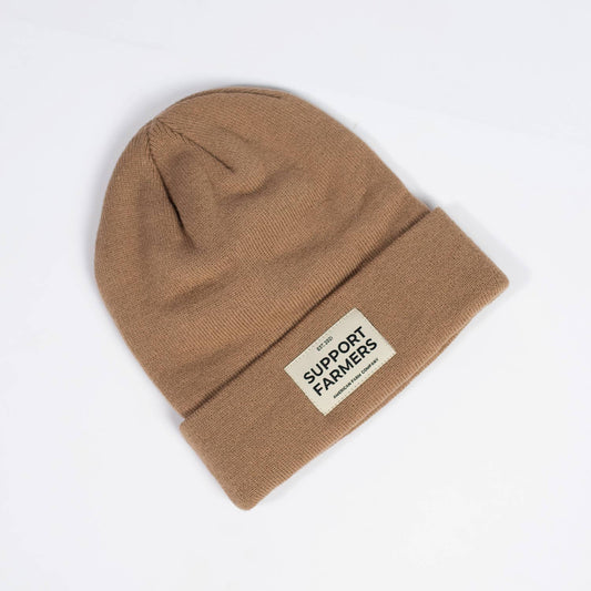 Western Khaki ‘Support Farmers’ Beanie
