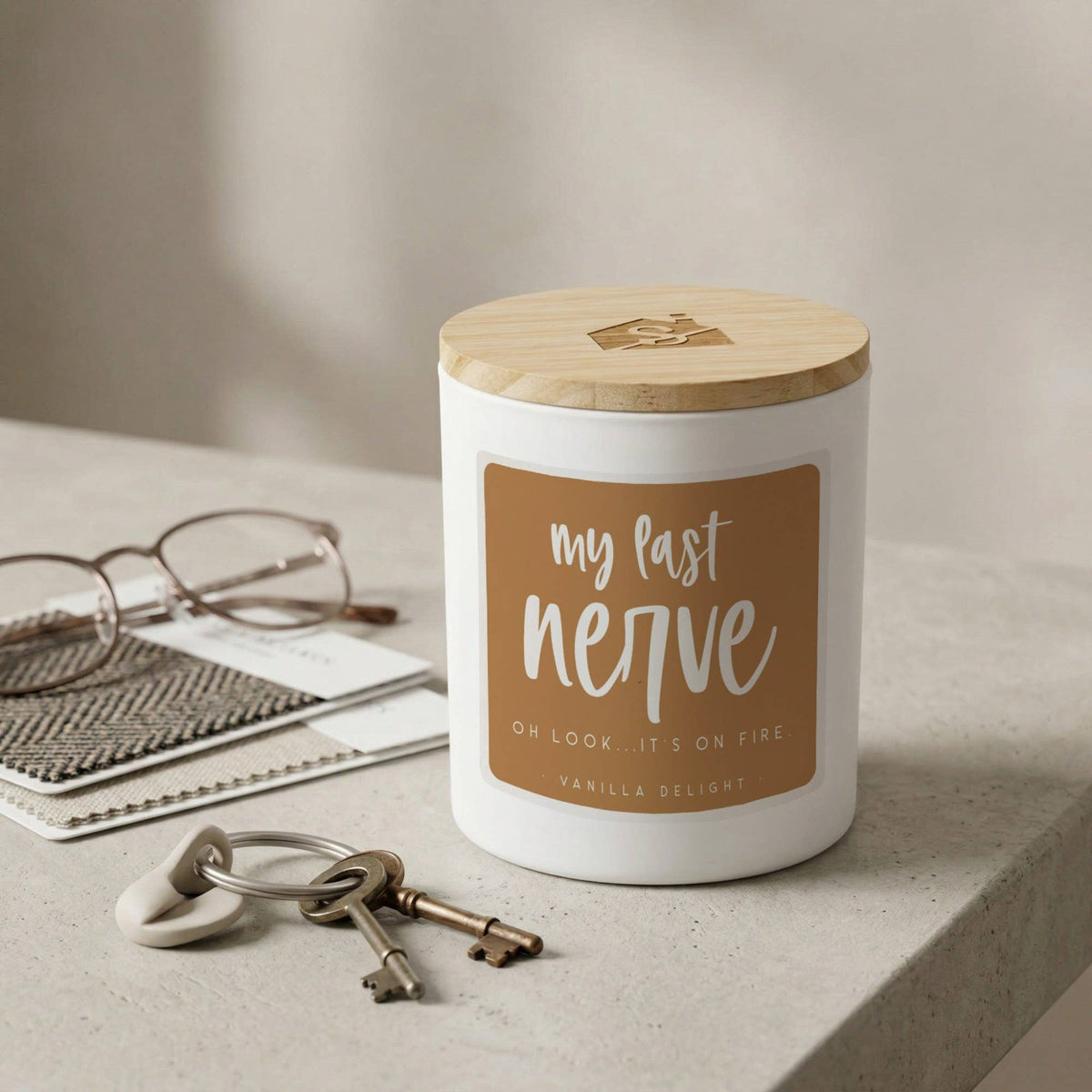 My Last Nerve Funny Soy-Based Candle