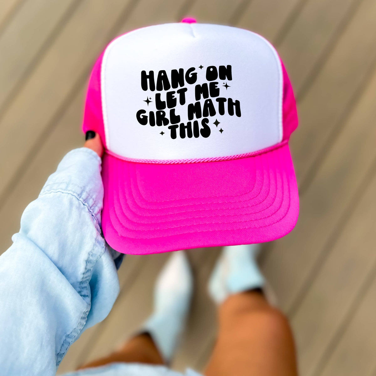 Girl Math Trucker Hat, Fall Western Trucker Hat