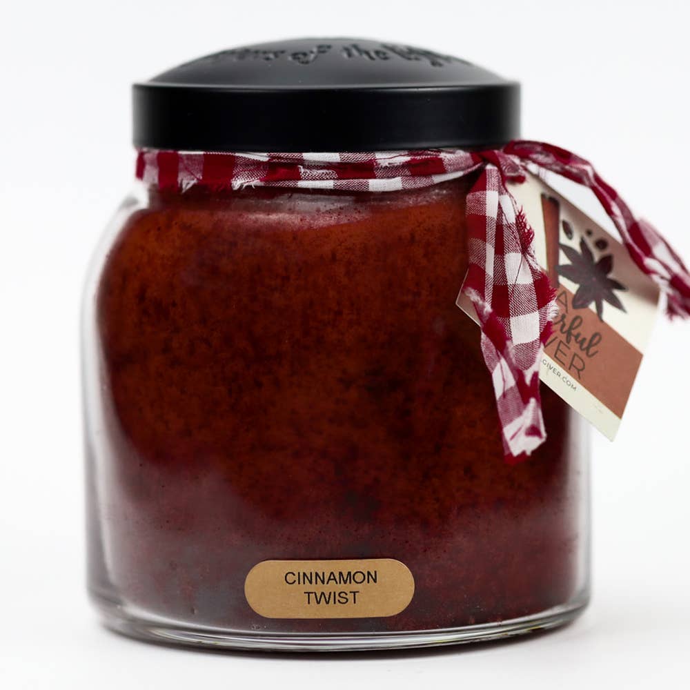 Cinnamon Twist – 34oz Fall Strong Scented Jar Candle