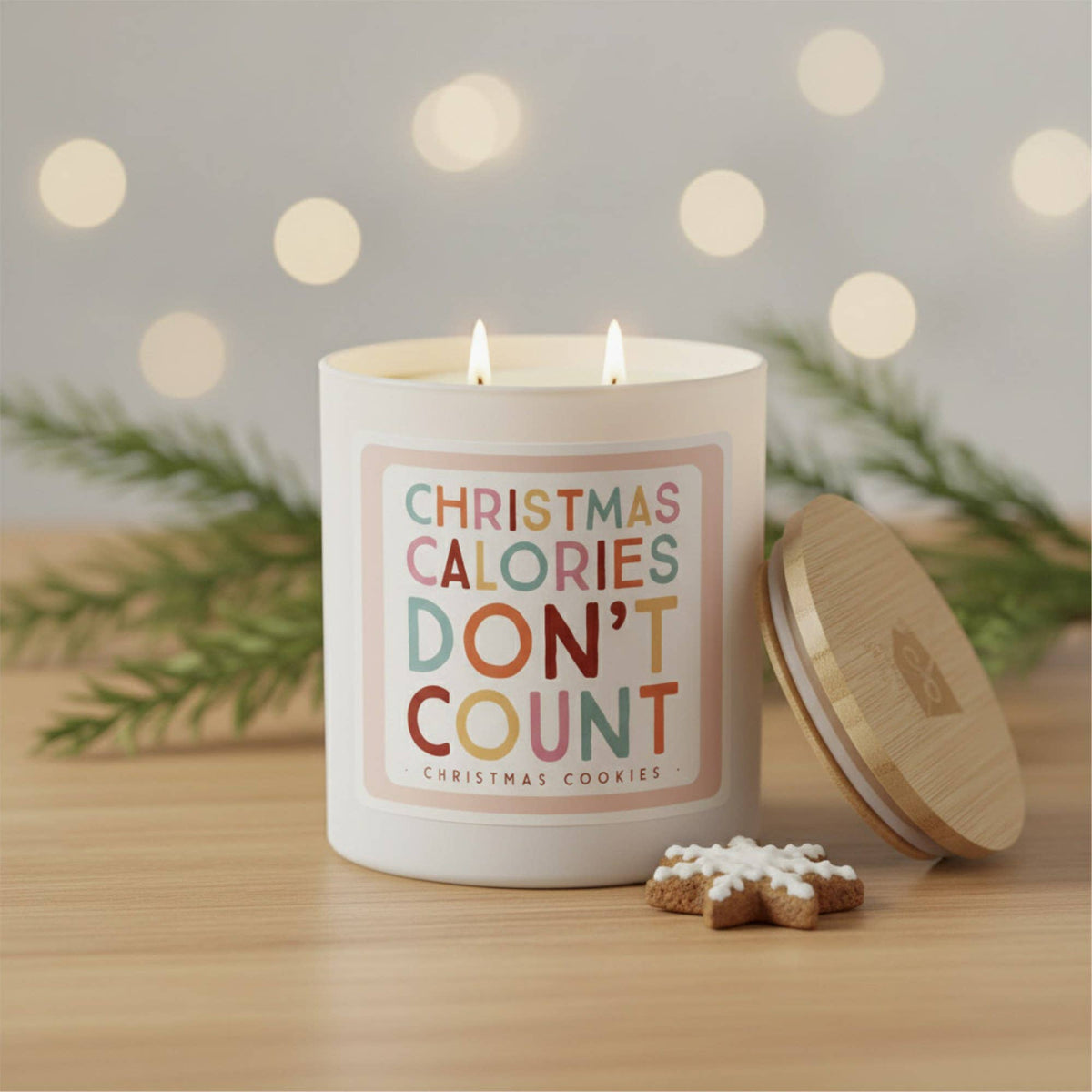 Christmas Calories Christmas Soy-Based Candle