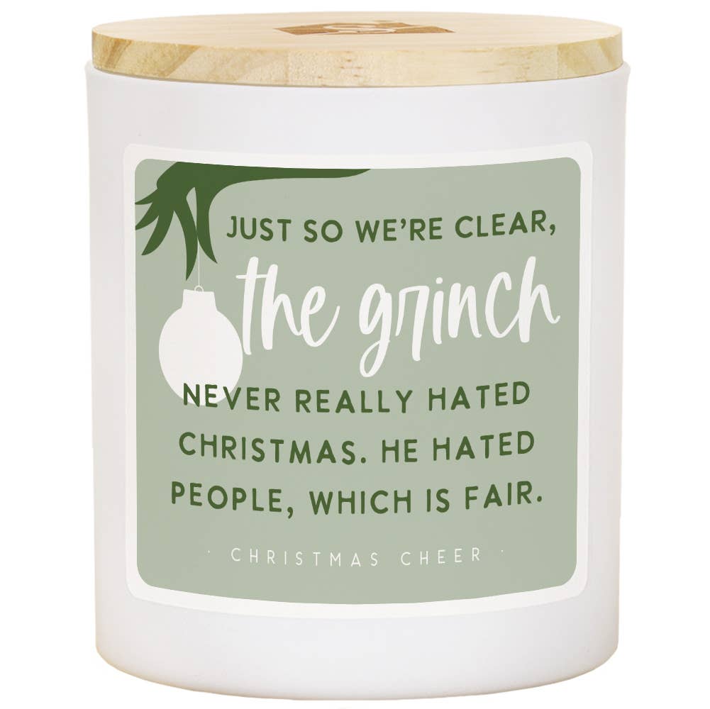 Grinch Hated People Christmas Soy-Based Candle