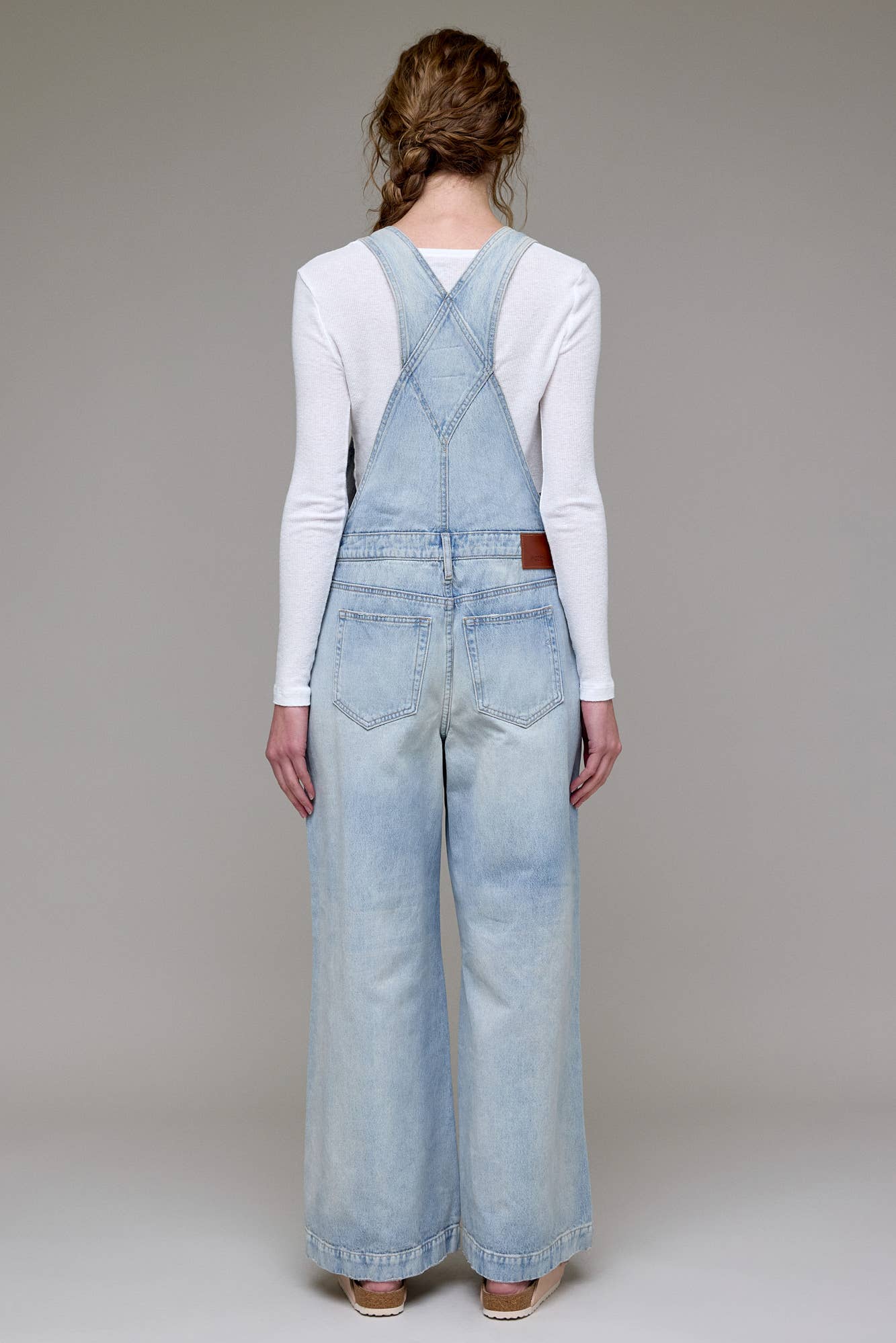 Vintage Wash Super Wide leg Overall