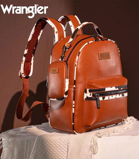 Wrangler Cow Print Backpack