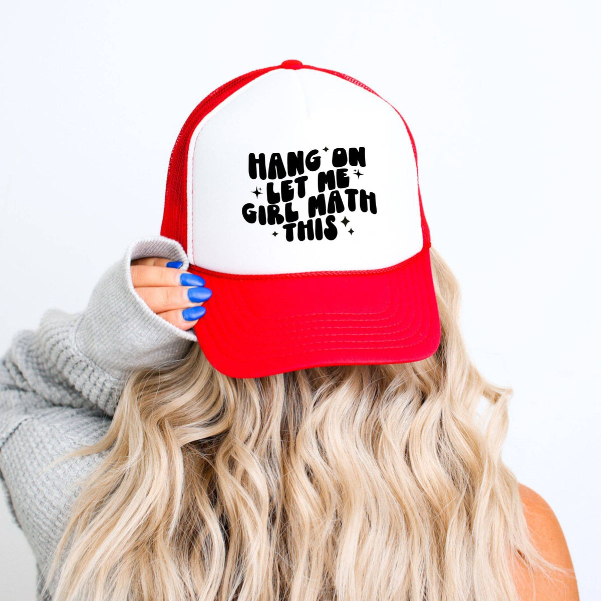 Girl Math Trucker Hat, Fall Western Trucker Hat