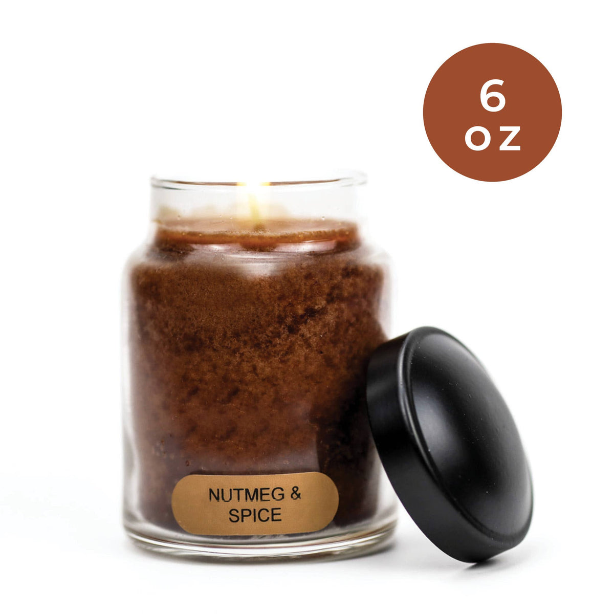 Nutmeg & Spice – 6oz Fall Scented Jar Candle Gift
